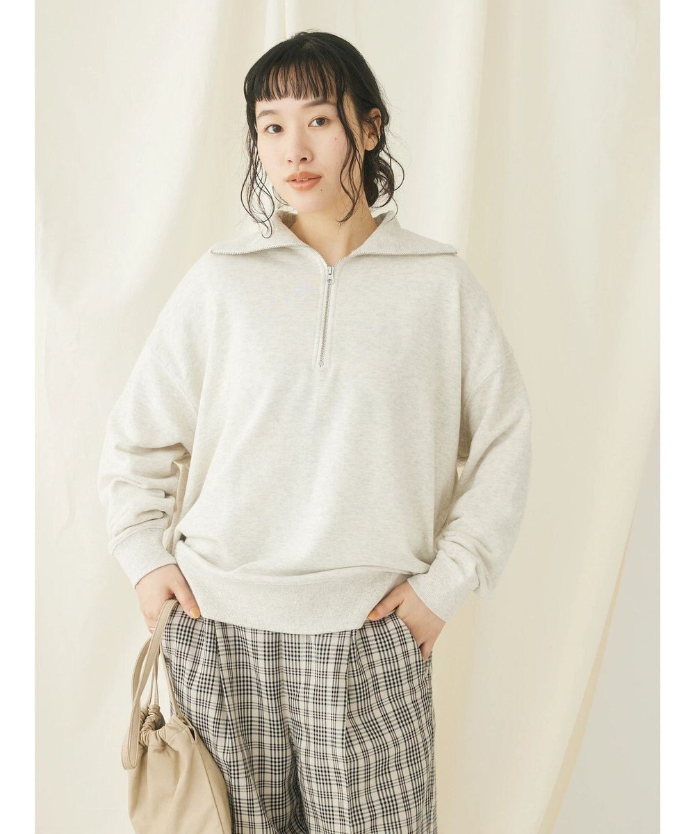 CRAFT STANDARD BOUTIQUE 　裏毛セーラーカラーＺＩＰプルオーバー 