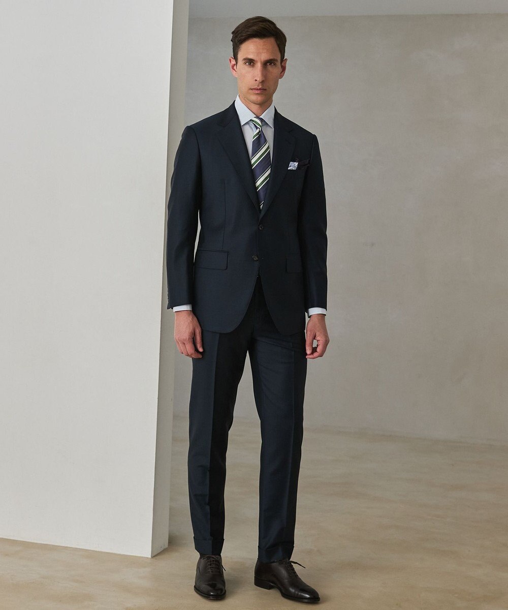 GOTAIRIKU 【形態安定】PREMIUMPLEATS_セミワイドカラー 通年ドレスシャツ_ストライプ(25/26年モデル) 