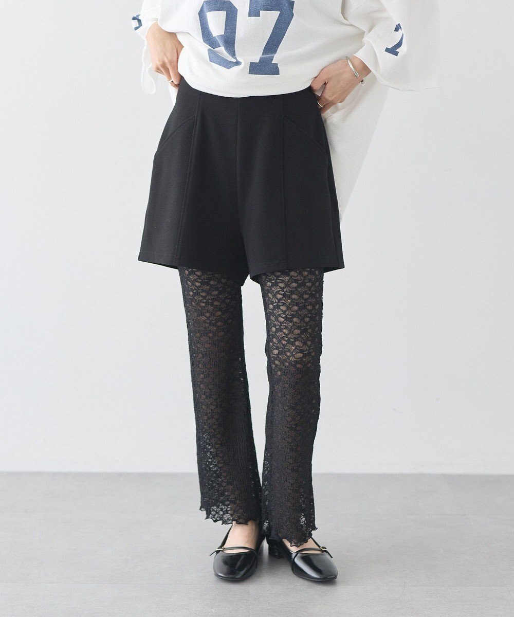 earth music&ecology カットツイルショートパンツ 