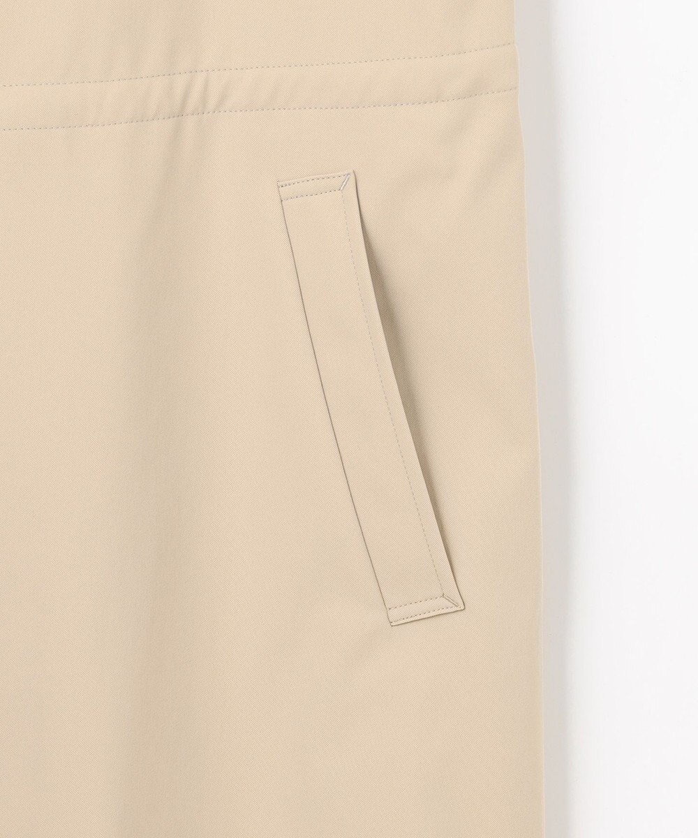 J.PRESS LADIES 【洗える・撥水】ドライツイルストレッチ ノーカラー コート 