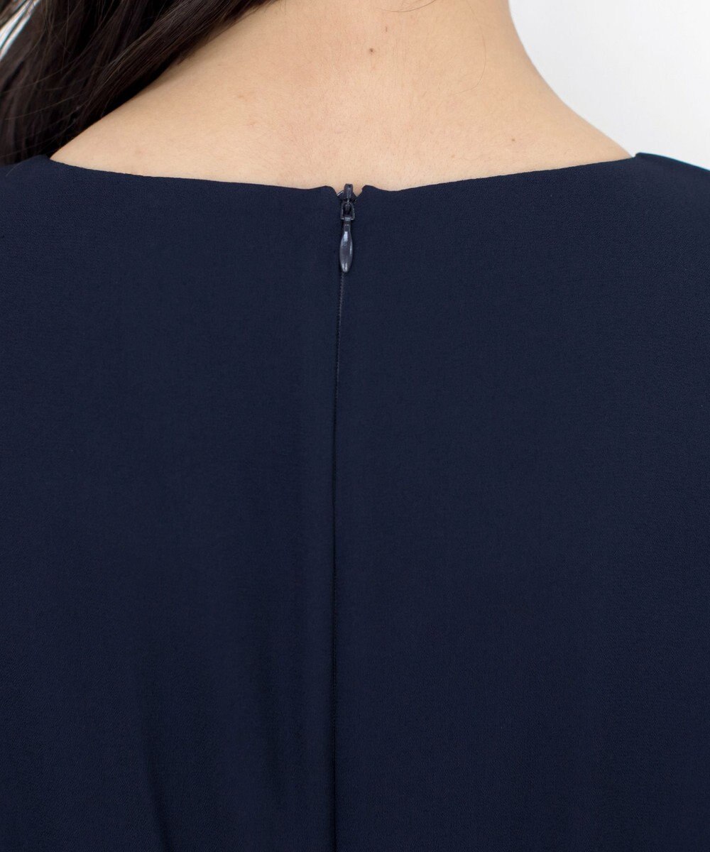 Tiaclasse 【洗える】ブラウスドッキングツイードワンピース 