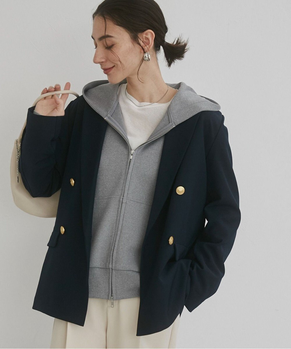 WEGO 【ANGIE VINTAGE/S/Mサイズ展開 / オケージョン対応 / セレモニー対応】ゴールドボタン テーラードジャケット / 金ボタン ダブル ブレザー 