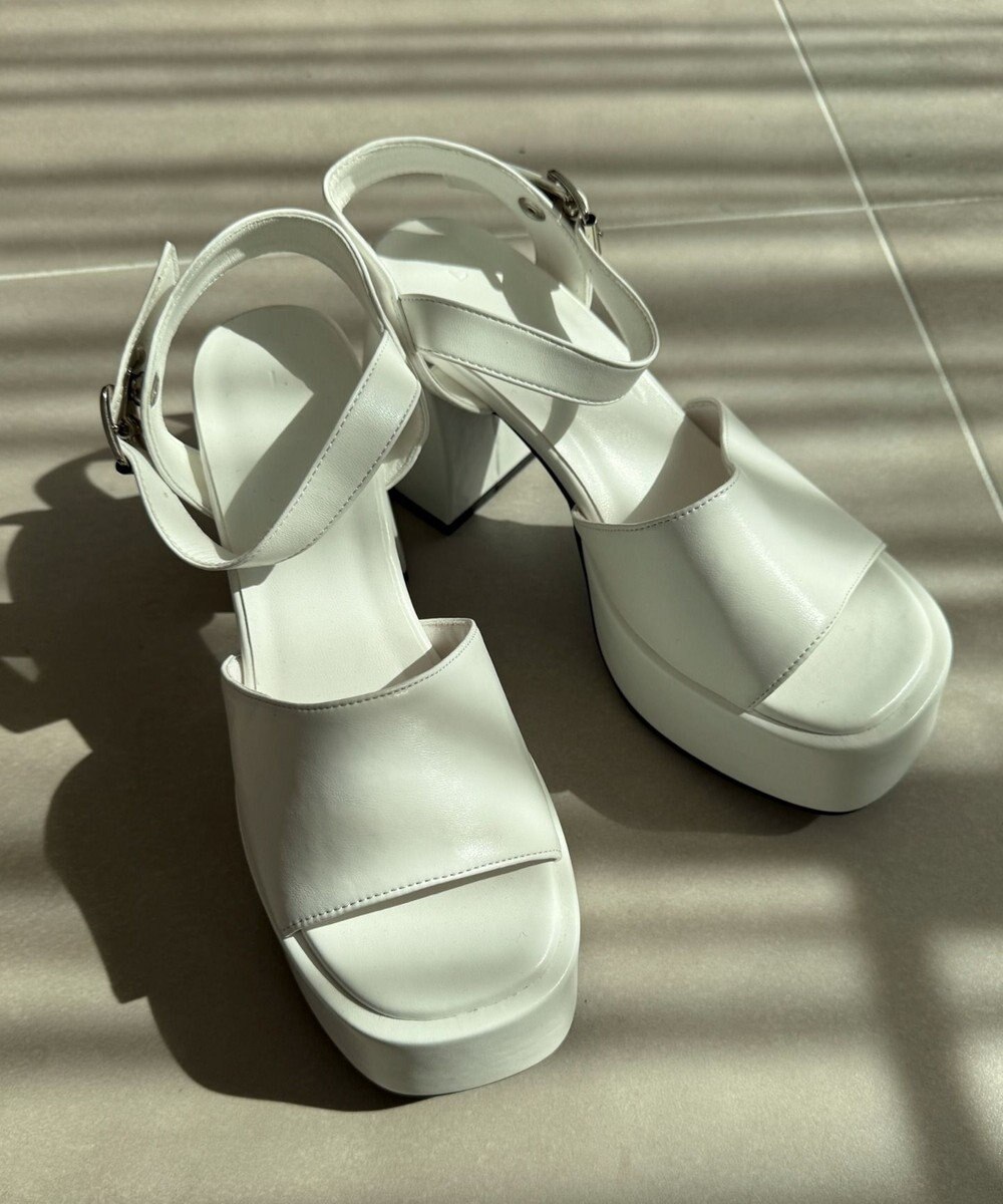 WEGO ストーム付きヒールサンダル 