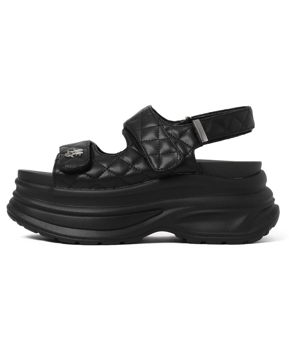 WEGO 【MLサイズ展開】厚底キルティングサンダル 