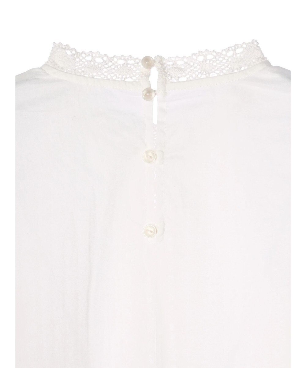 earth music&ecology ピンタックレースブラウス 