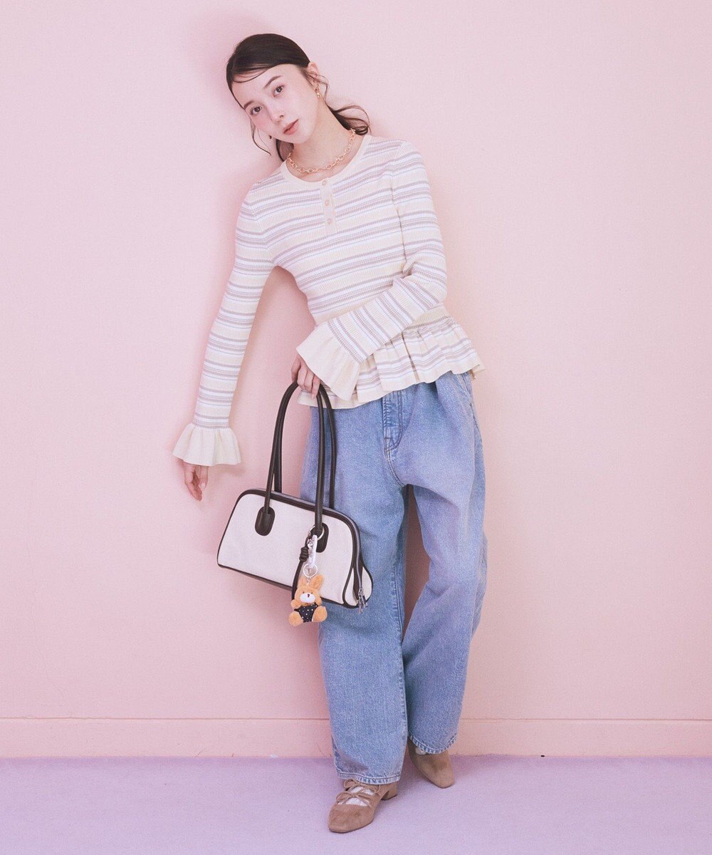 earth music&ecology Ｗリボンパンプス 