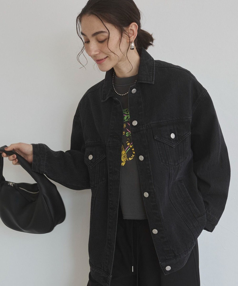 WEGO 【ANGIE VINTAGE】ビッグシルエットデニムジャケット / オーバーサイズGジャン 