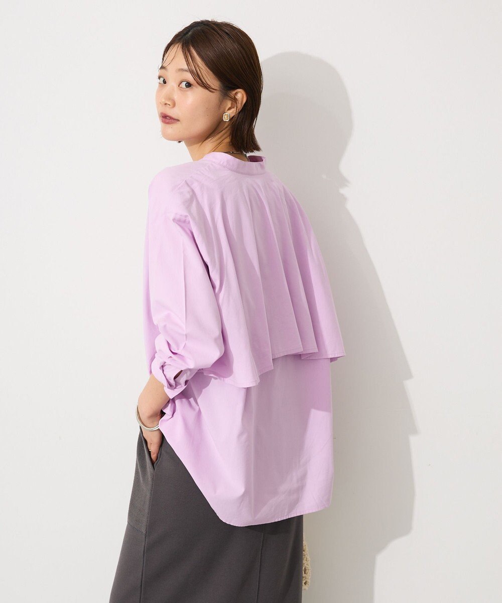 CRAFT STANDARD BOUTIQUE バックフリルシャツ 