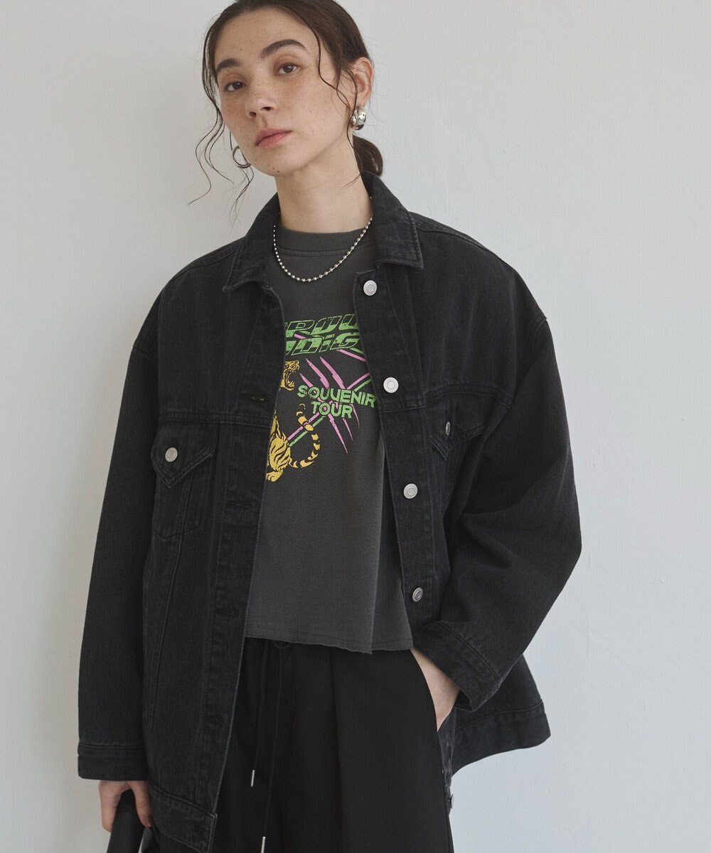 WEGO 【ANGIE VINTAGE】ビッグシルエットデニムジャケット / オーバーサイズGジャン 