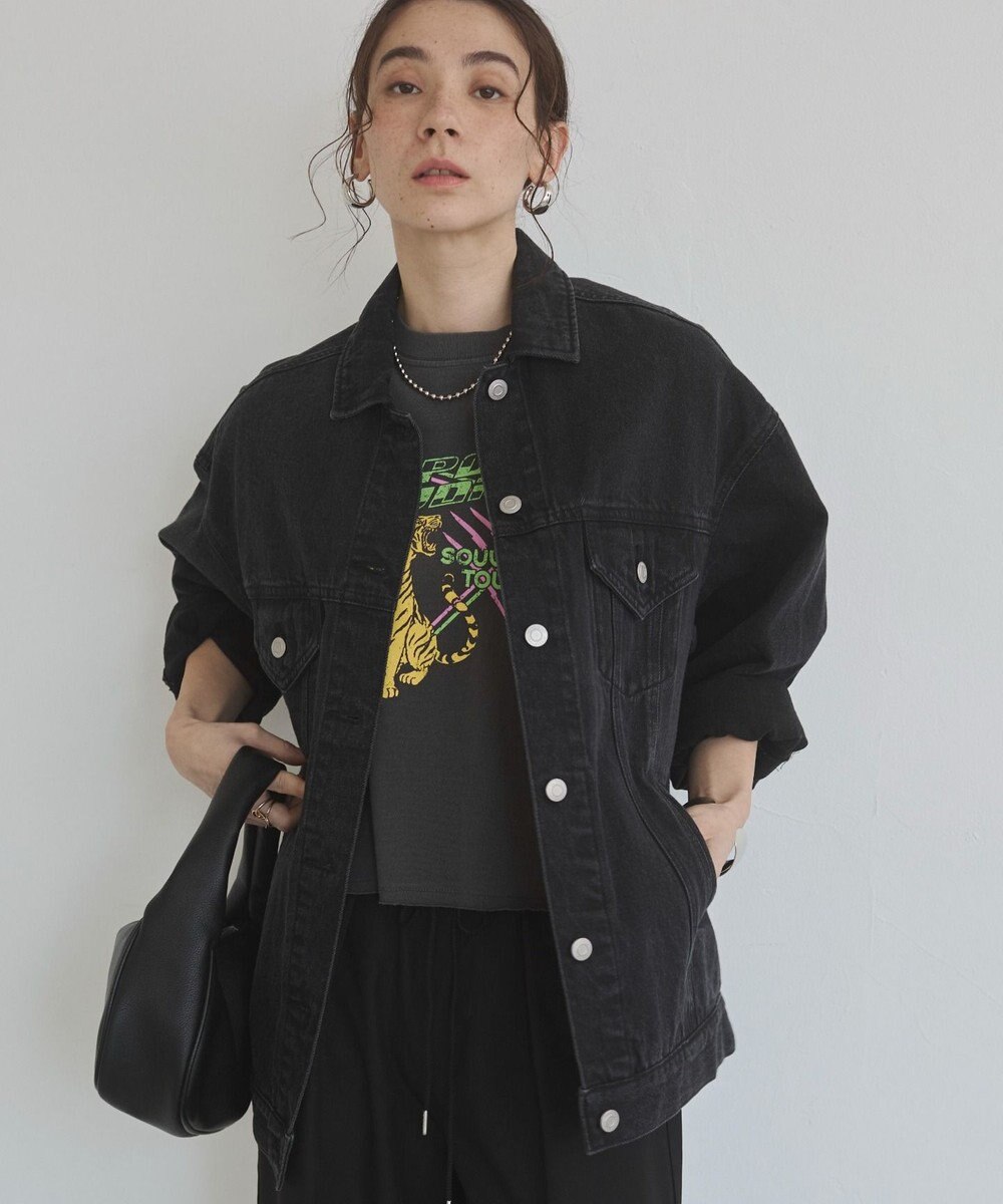 WEGO 【ANGIE VINTAGE】ビッグシルエットデニムジャケット / オーバーサイズGジャン 
