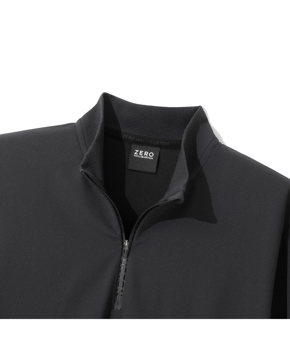 ZERO HALLIBURTON 【ストレッチ・UVカット】 Octa ハイブリッド ハーフジップモックネックトップス ZHG-M5A8 85125 