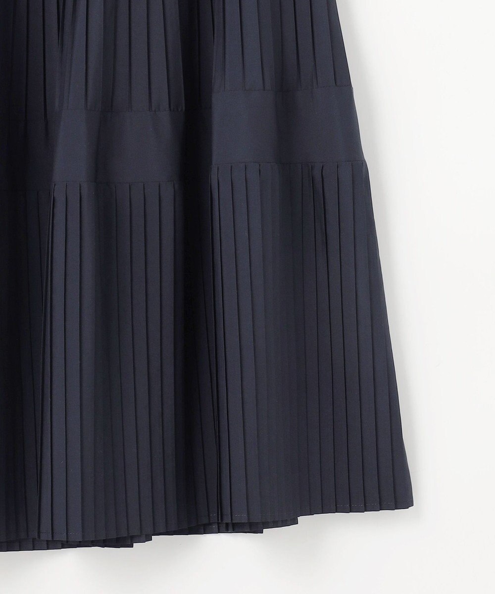 ANY SIS L プリーツ切替 スカート 