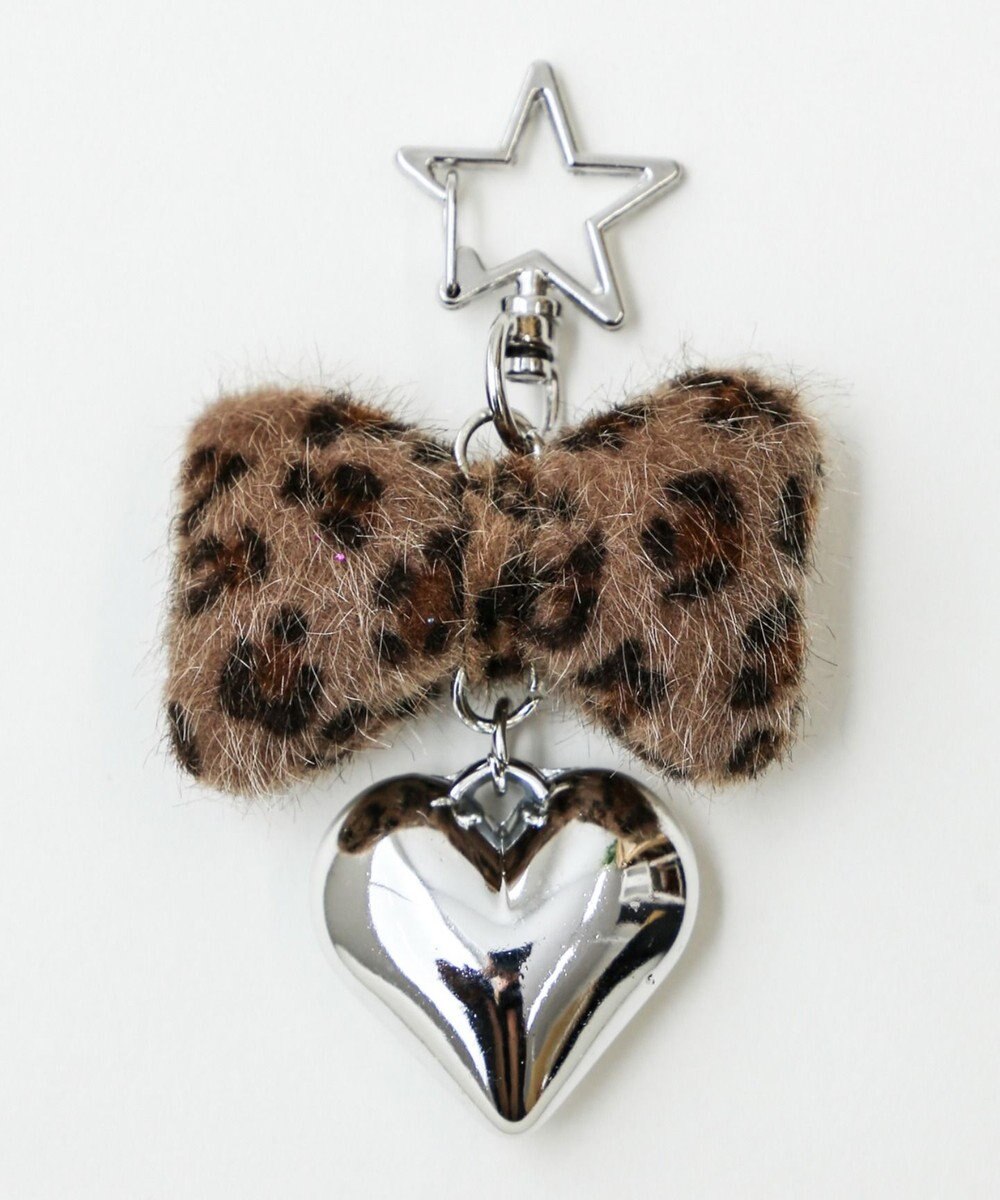 WEGO レオパードリボンキーホルダー 