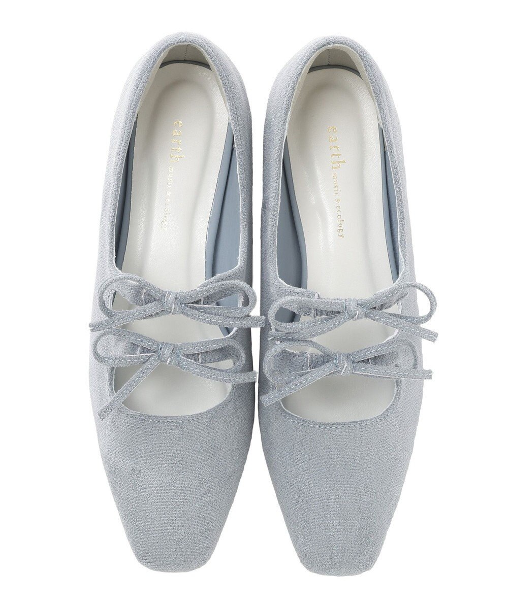 earth music&ecology Ｗリボンパンプス 