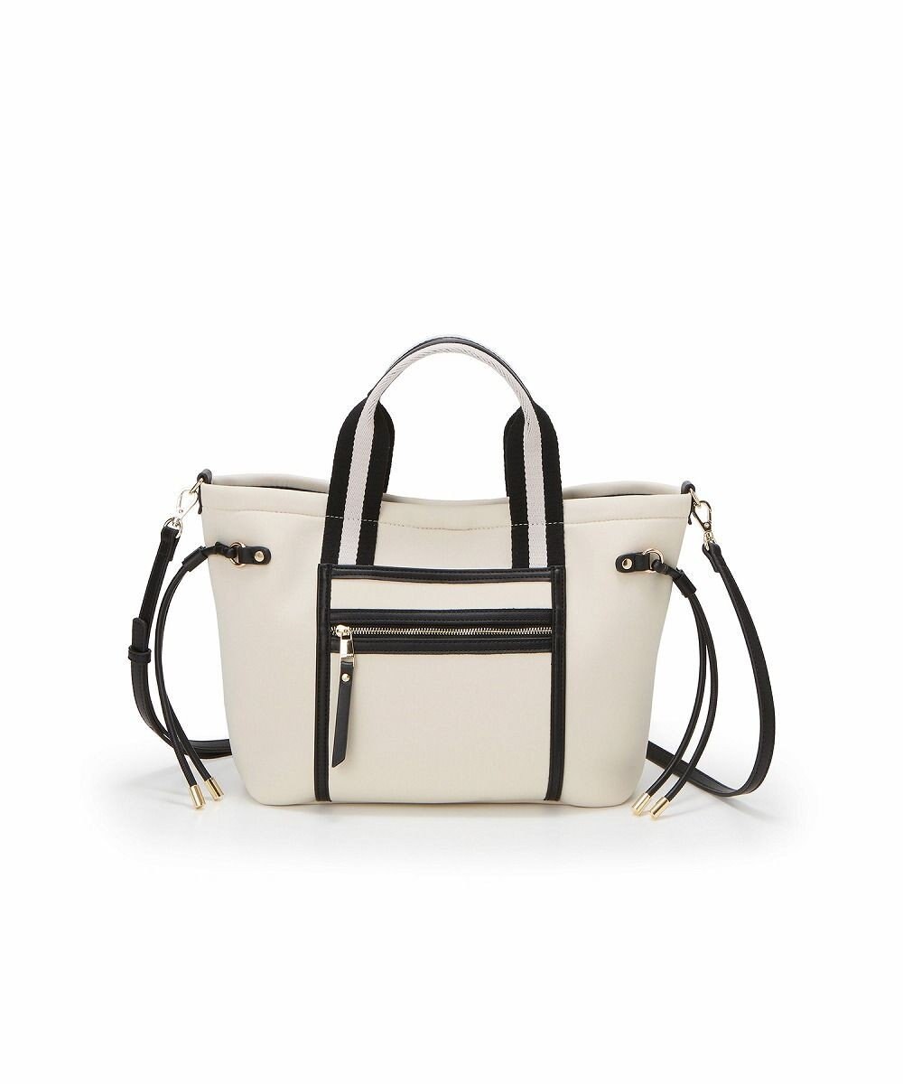 TOPKAPI 【新色追加】【TREASURE TOPKAPI】ネオプレン フロントポケット 2way ショルダー付き ミニトートバッグ 