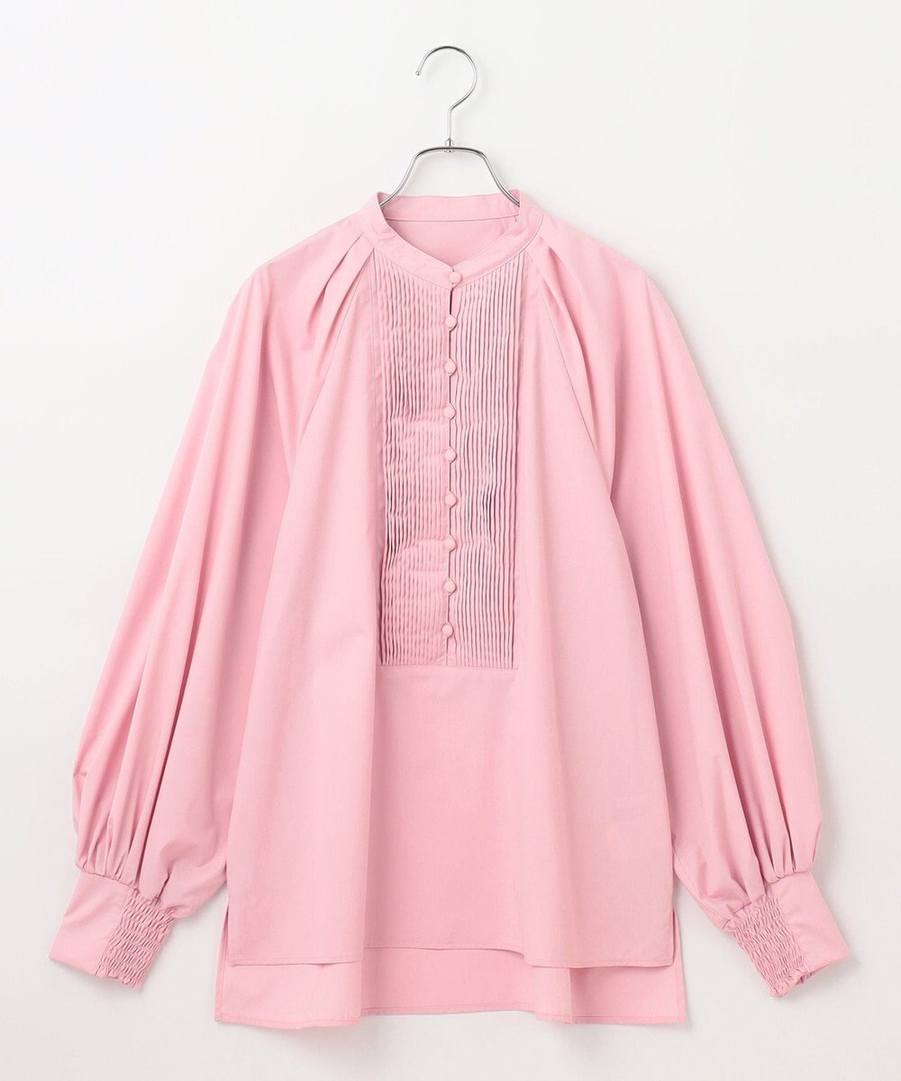 #Newans 【アイロンいらず】ロングピンタックブラウス 