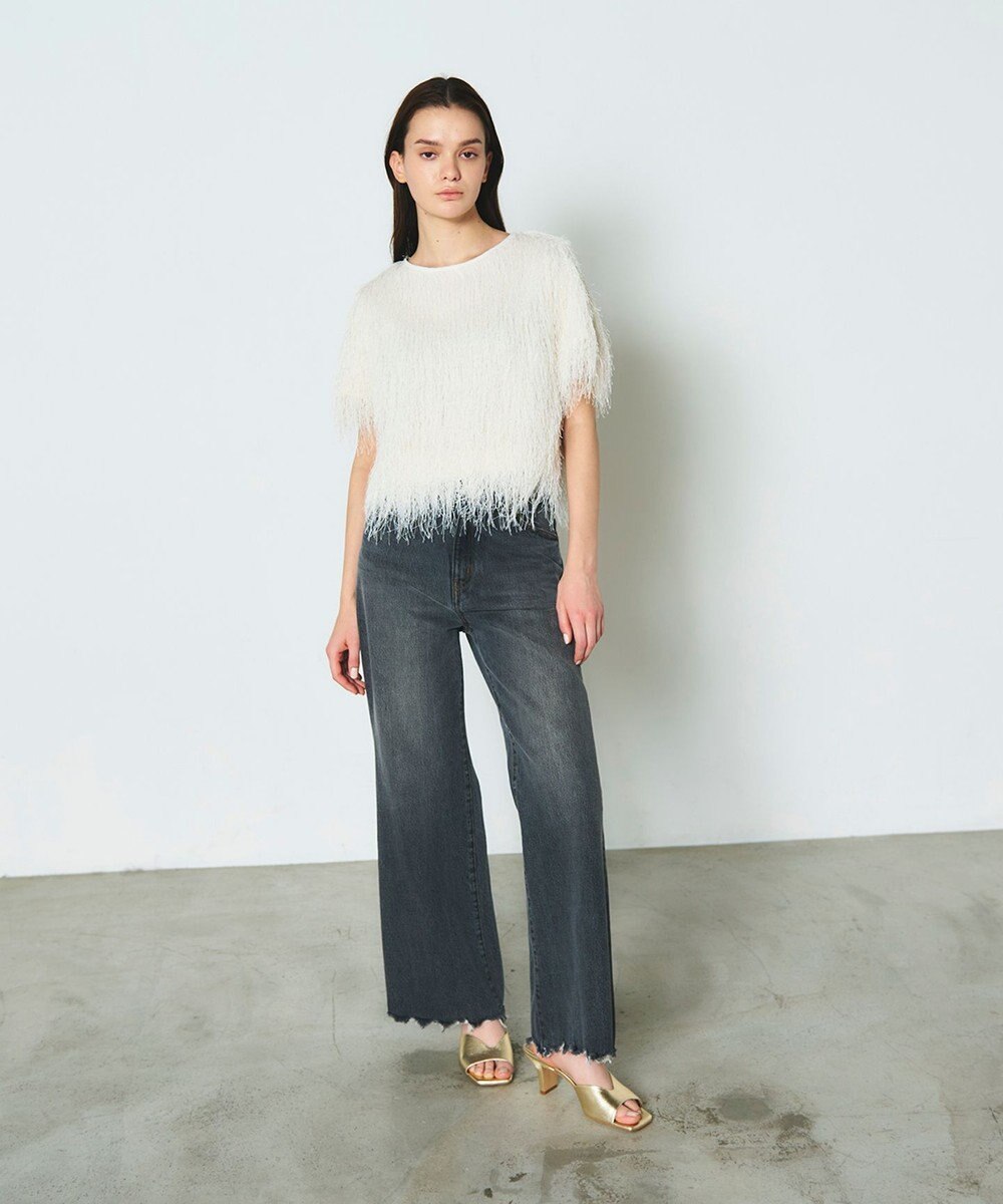 GRACE CONTINENTAL フリンジトップ 