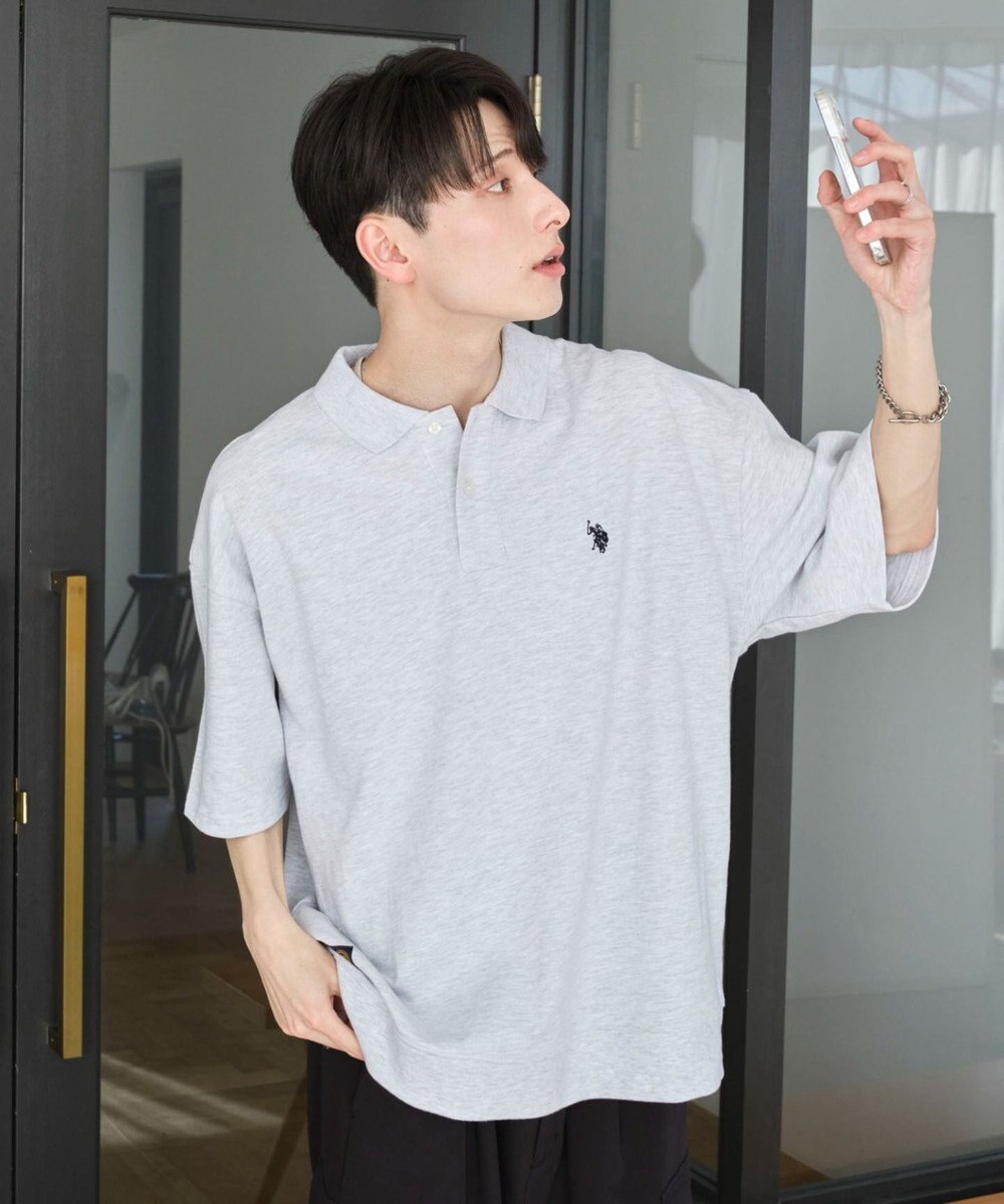 WEGO 【ユニセックス着用ITEM/MLサイズ展開】別注USPOLO　ヘビーウェイトポロT 