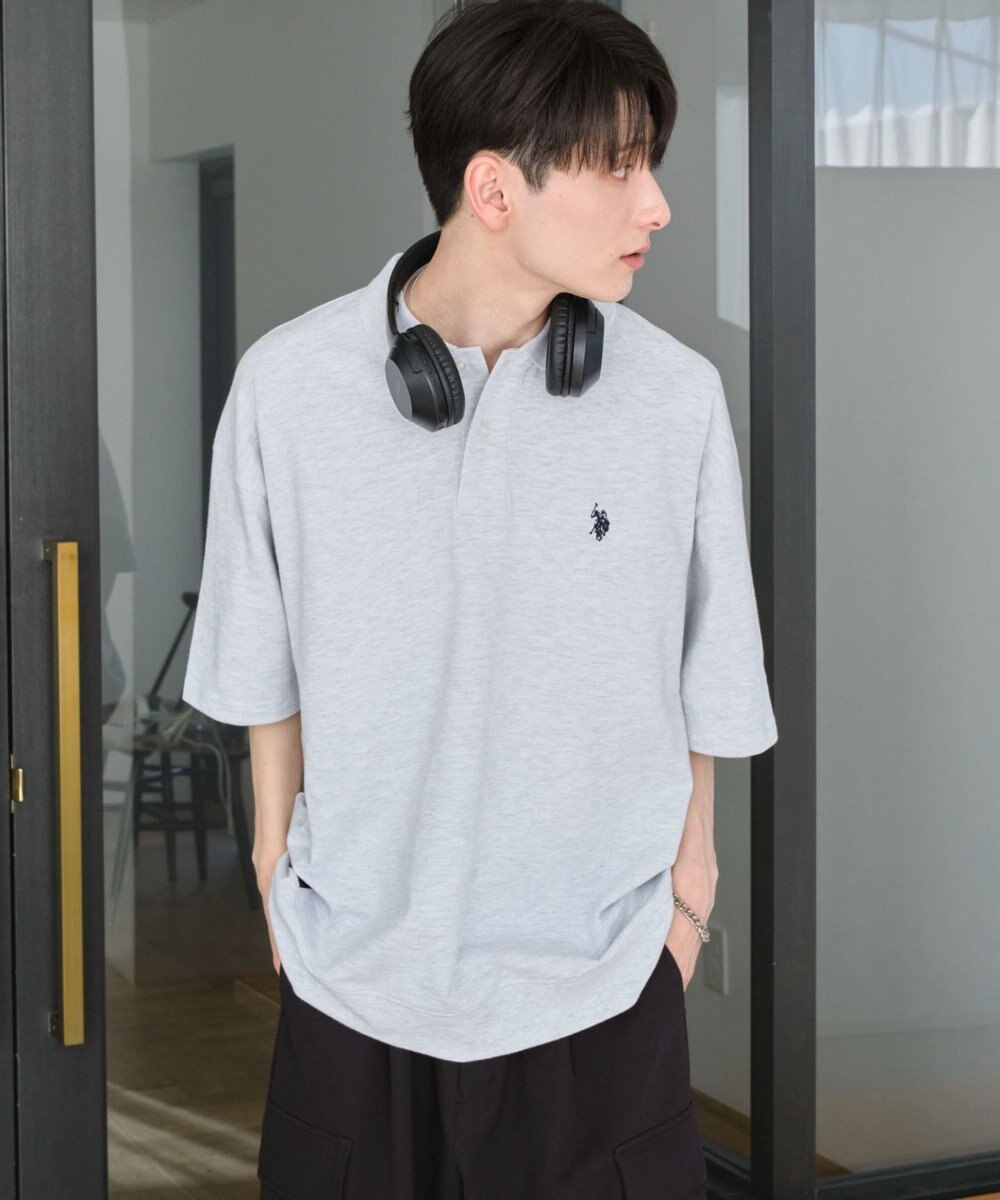 WEGO 【ユニセックス着用ITEM/MLサイズ展開】別注USPOLO　ヘビーウェイトポロT 