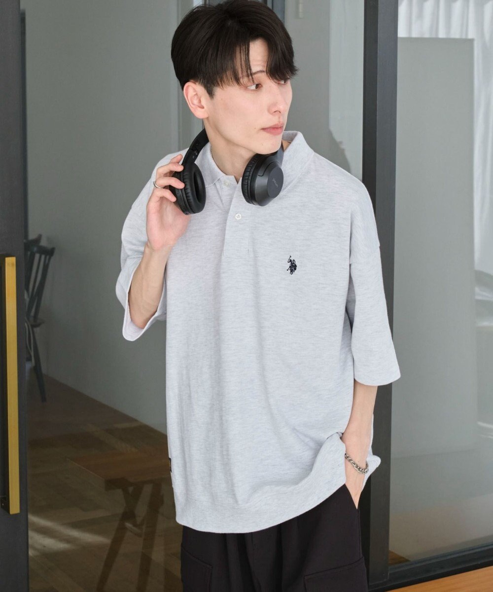 WEGO 【ユニセックス着用ITEM/MLサイズ展開】別注USPOLO　ヘビーウェイトポロT 