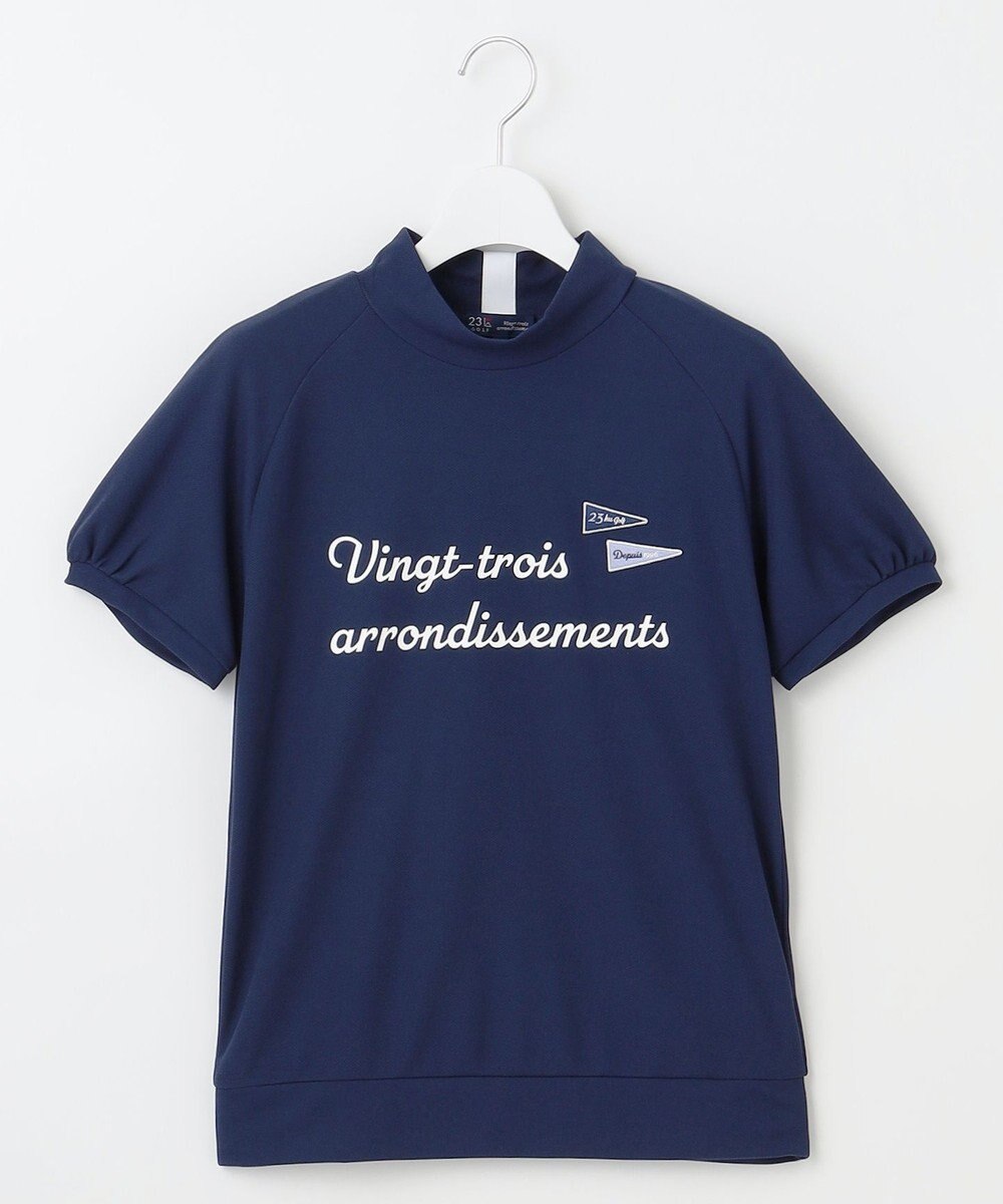 23区GOLF 【WOMEN】【吸水速乾/UVカット】メッシュモックネックプルオーバー 