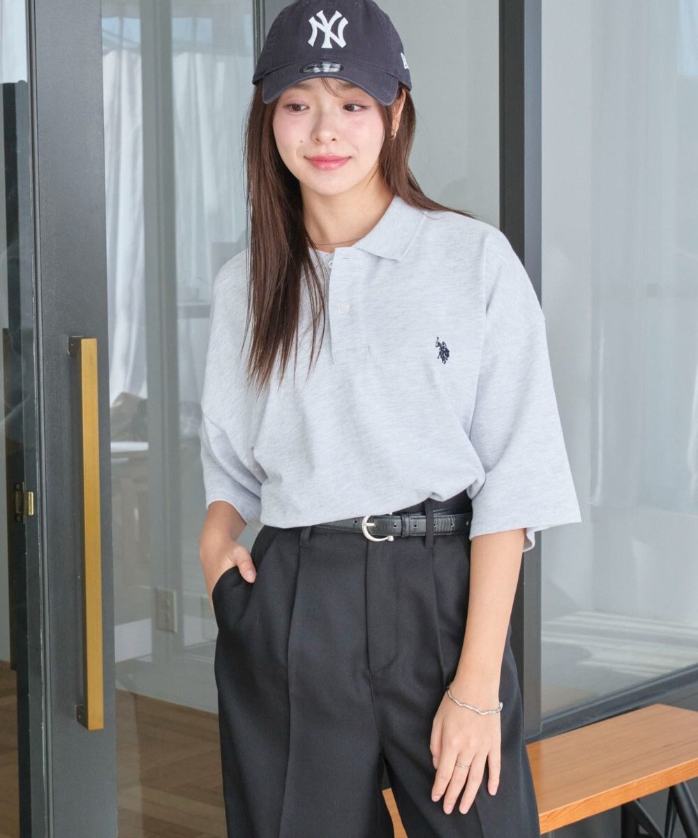 WEGO 【ユニセックス着用ITEM/MLサイズ展開】別注USPOLO　ヘビーウェイトポロT 