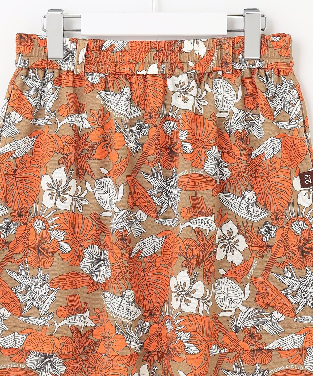 23区GOLF 【WOMEN】STUDIO FIGLIO アロハ総柄 スカート 