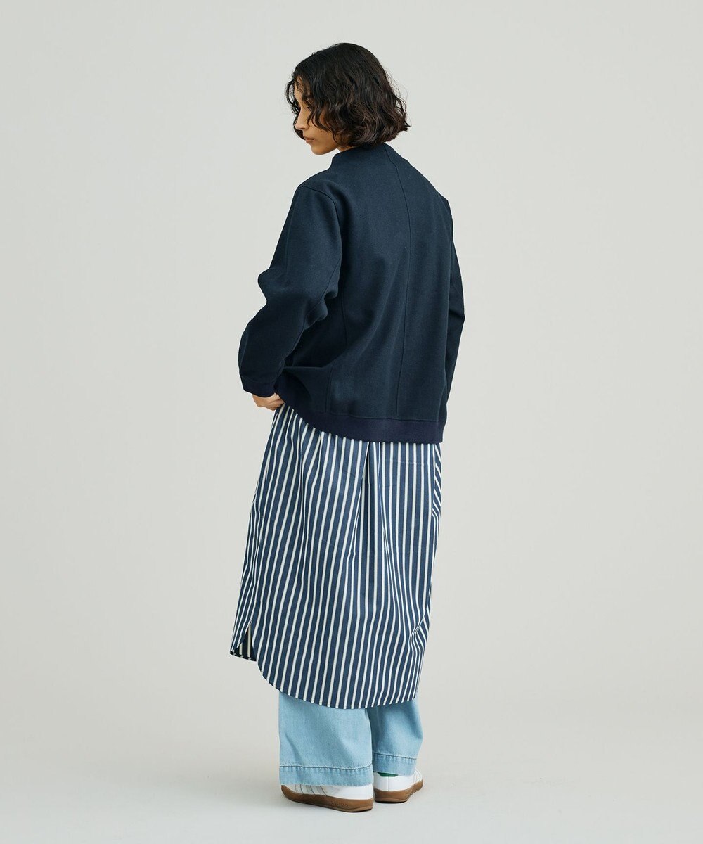 J.PRESS YORK STREET 【WOMEN】NEEDLE JERSEY ボトルネックプルオーバー 