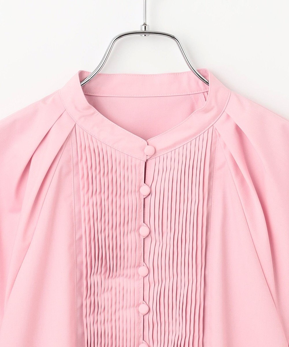 #Newans 【アイロンいらず】ロングピンタックブラウス 