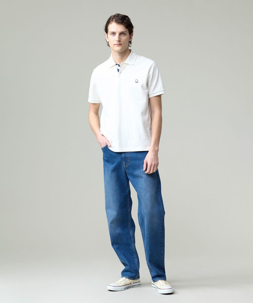 J.PRESS MEN 気品と愛嬌のバランスが抜群！【J.PRESS人気NO1ポロシャツ】 バックブルカノコレジメン ポロシャツ 