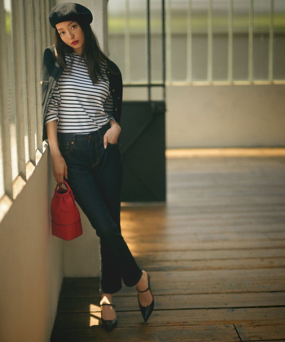 23区 ORSETTO CAVOLO レザー ハンドバッグ 