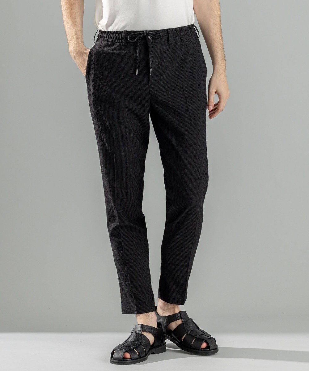 JOSEPH HOMME ＜新色追加＞新素材【通気性/ストレッチ】トリコサッカーストレッチ ドロスト付テーパードパンツ /  PEGG CONVERTIBLE 