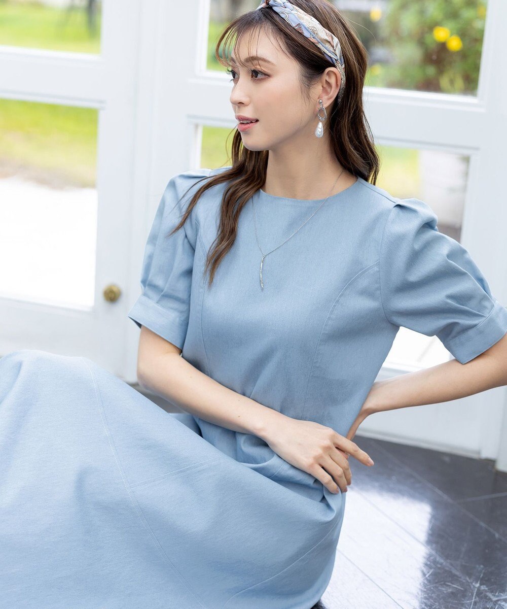 Tiaclasse L デニムマーメイドワンピース 