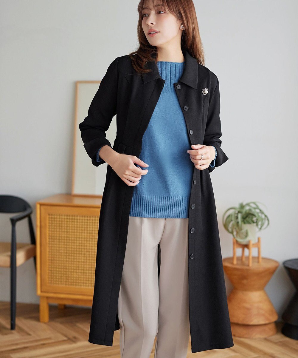 Tiaclasse L 【新色追加】ステンカラードレスコート 