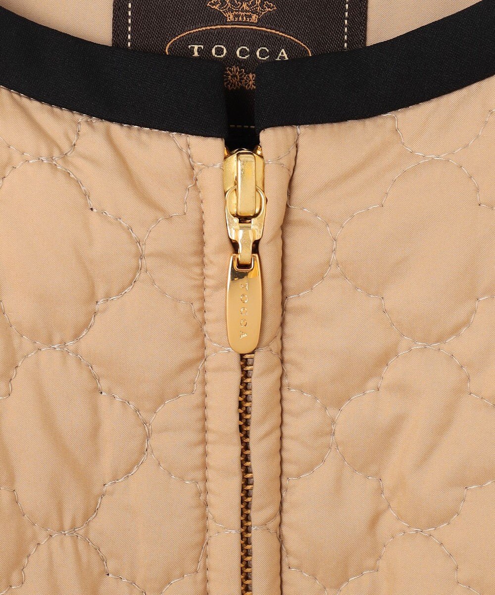 TOCCA 【消臭・洗える】CLOVER CARPET キルト中綿ショートコート 