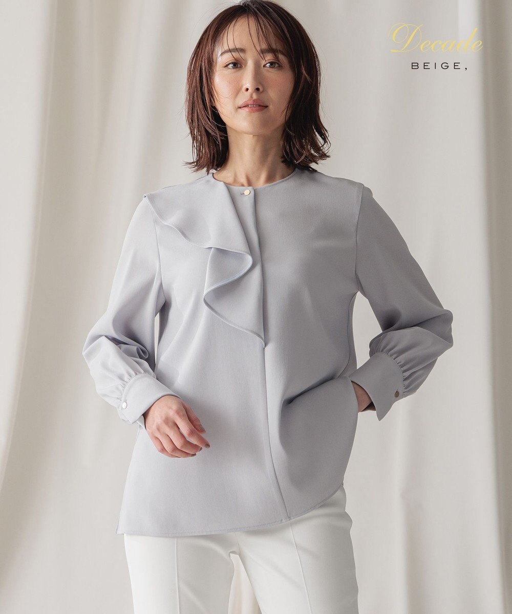 BEIGE， CINDY / アシンメトリーブラウス 