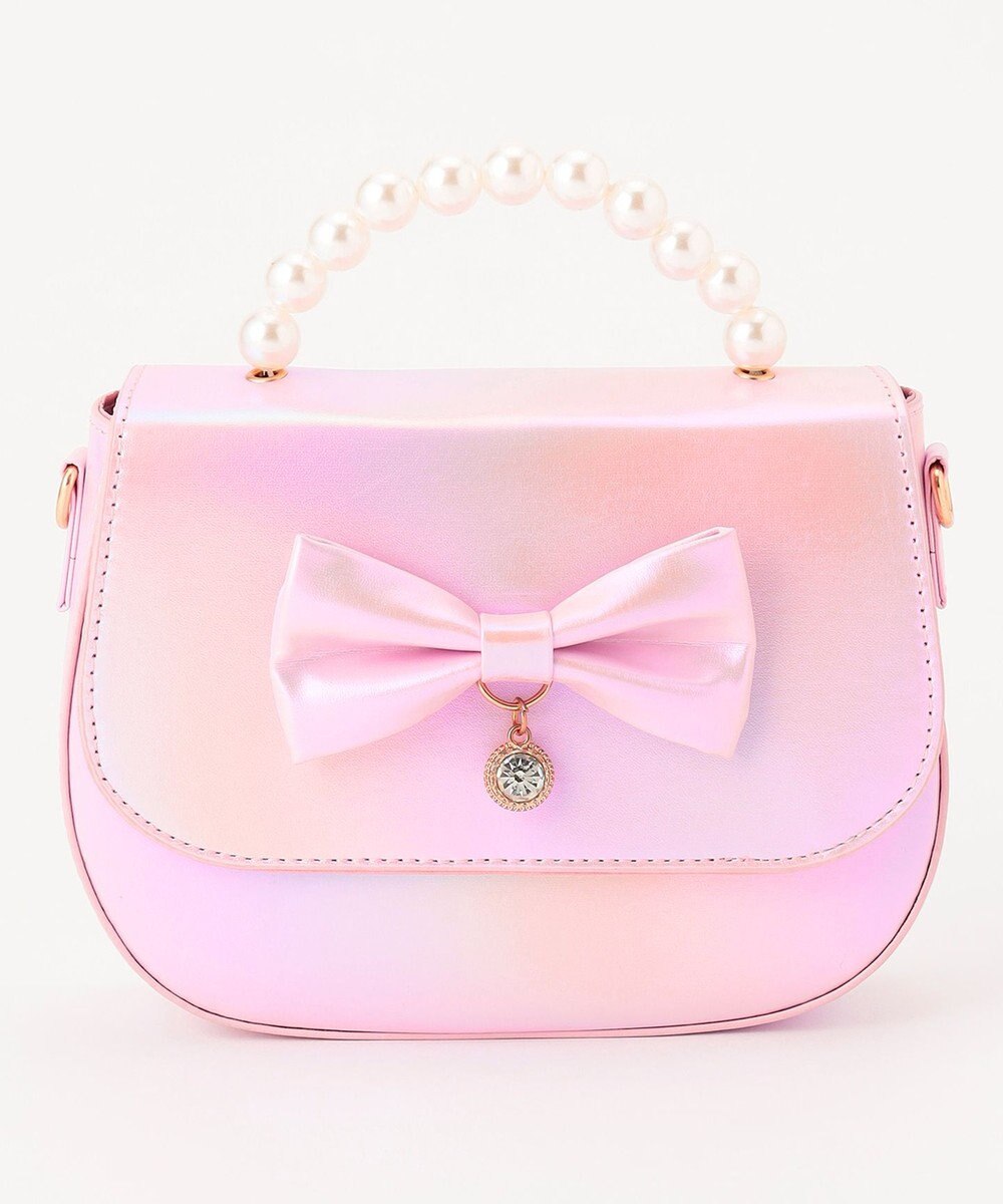 ANY KIDS リボンエナメル2WAY バッグ 