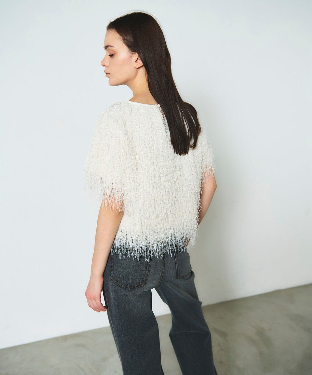 GRACE CONTINENTAL フリンジトップ 