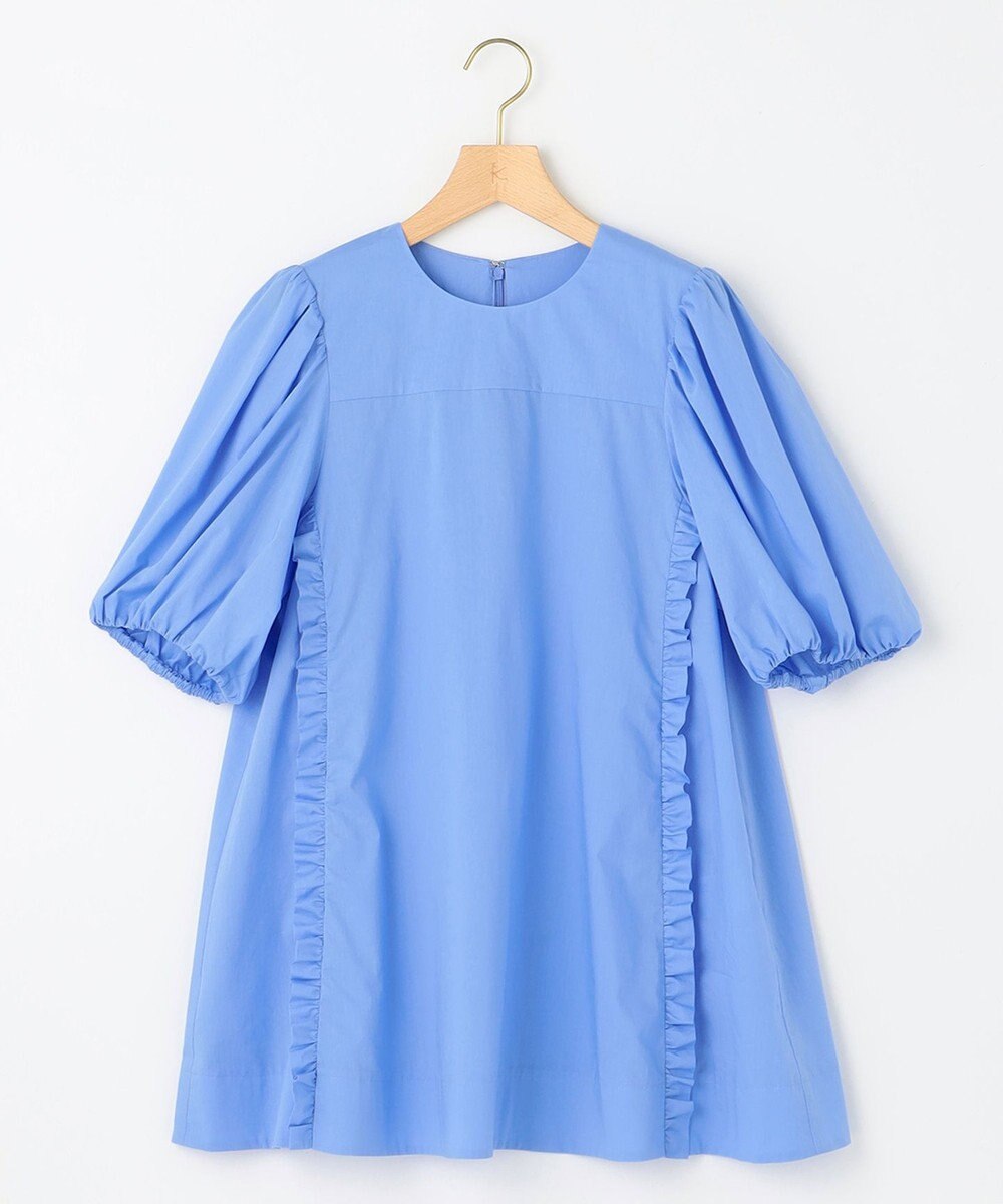 組曲 L コットンローン ボリュームスリーブブラウス 