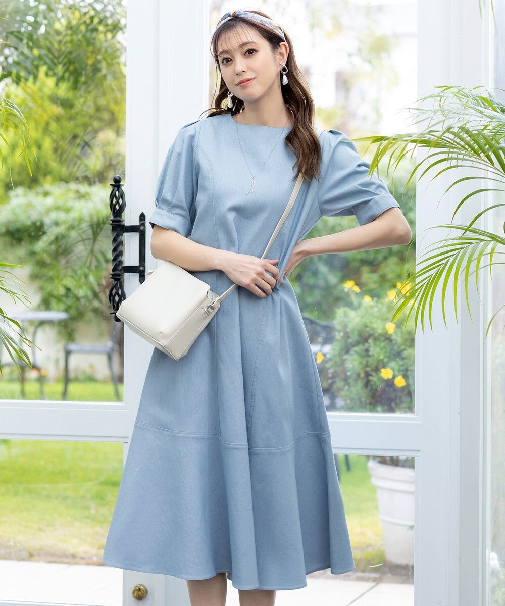 Tiaclasse L デニムマーメイドワンピース 