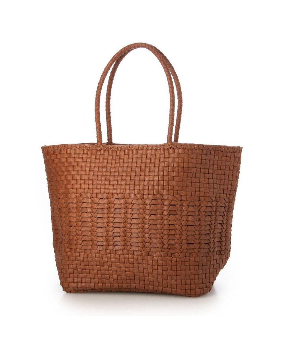 UNBILLION ペルケ perche / 牛革メッシュ編みトートL 