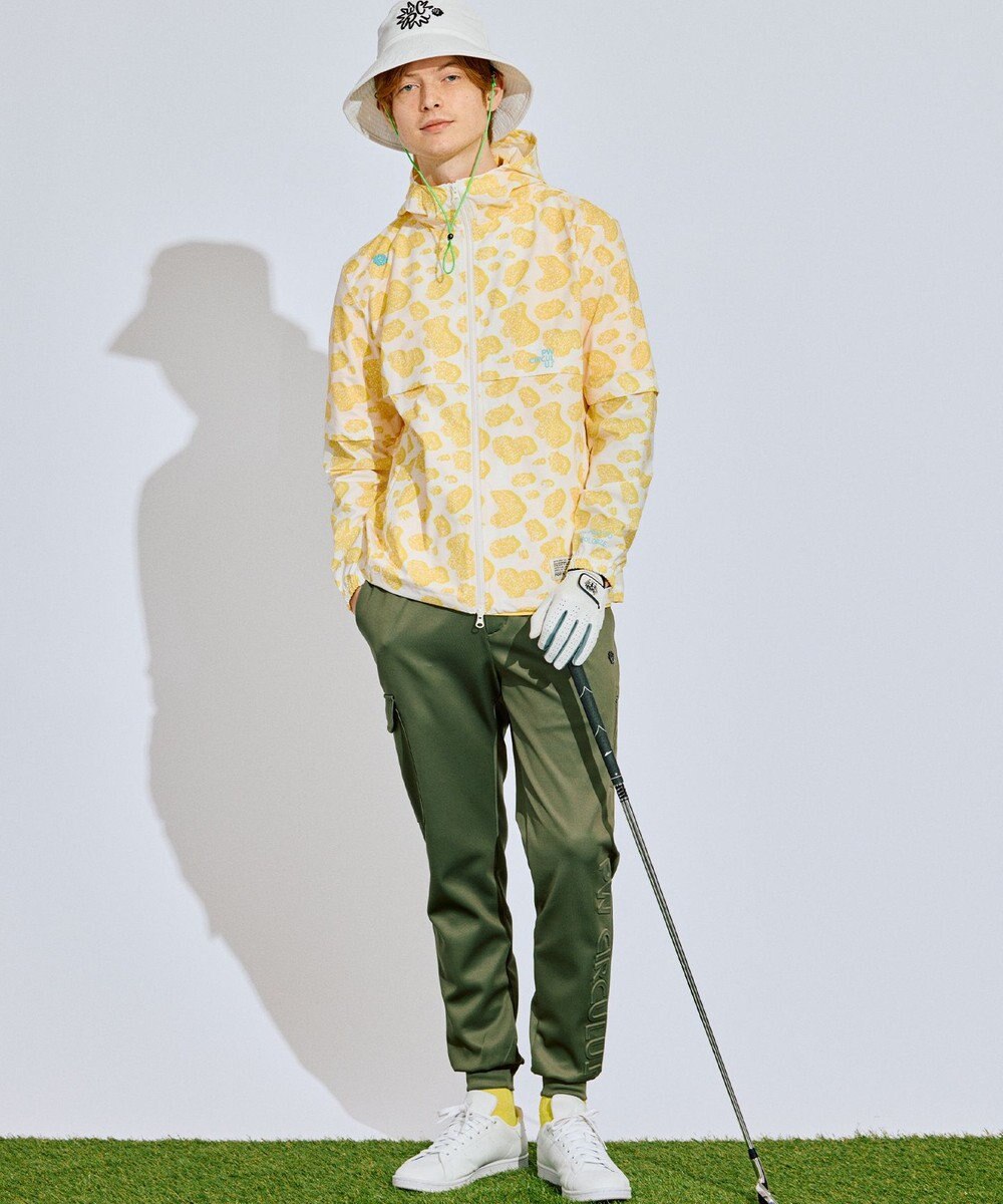 PW CIRCULUS 【撥水加工/ストレッチ】【MEN】アニマルドット2Wayブルゾン  ゴルフ 