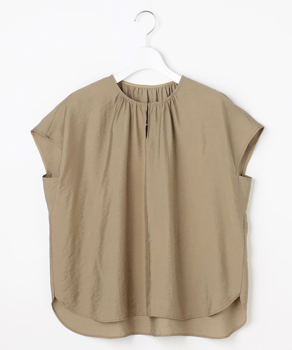 自由区 S 【セットアップ対応】エアリーツイルプルオーバー ブラウス 