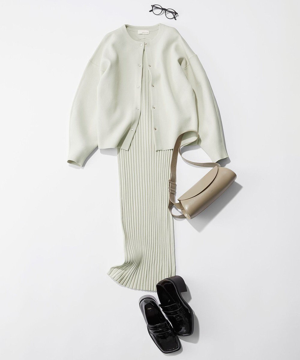 uncrave 【洗える】スムースニット カーディガン（uncrave WHITE） 