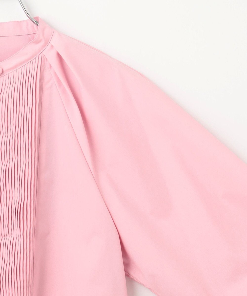 #Newans 【アイロンいらず】ロングピンタックブラウス 