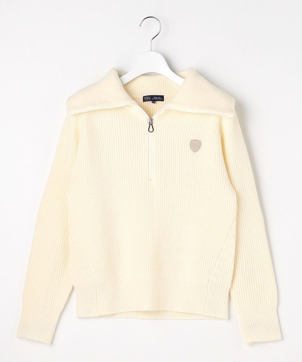 23区GOLF 【WOMEN】ウイングカラーニット 