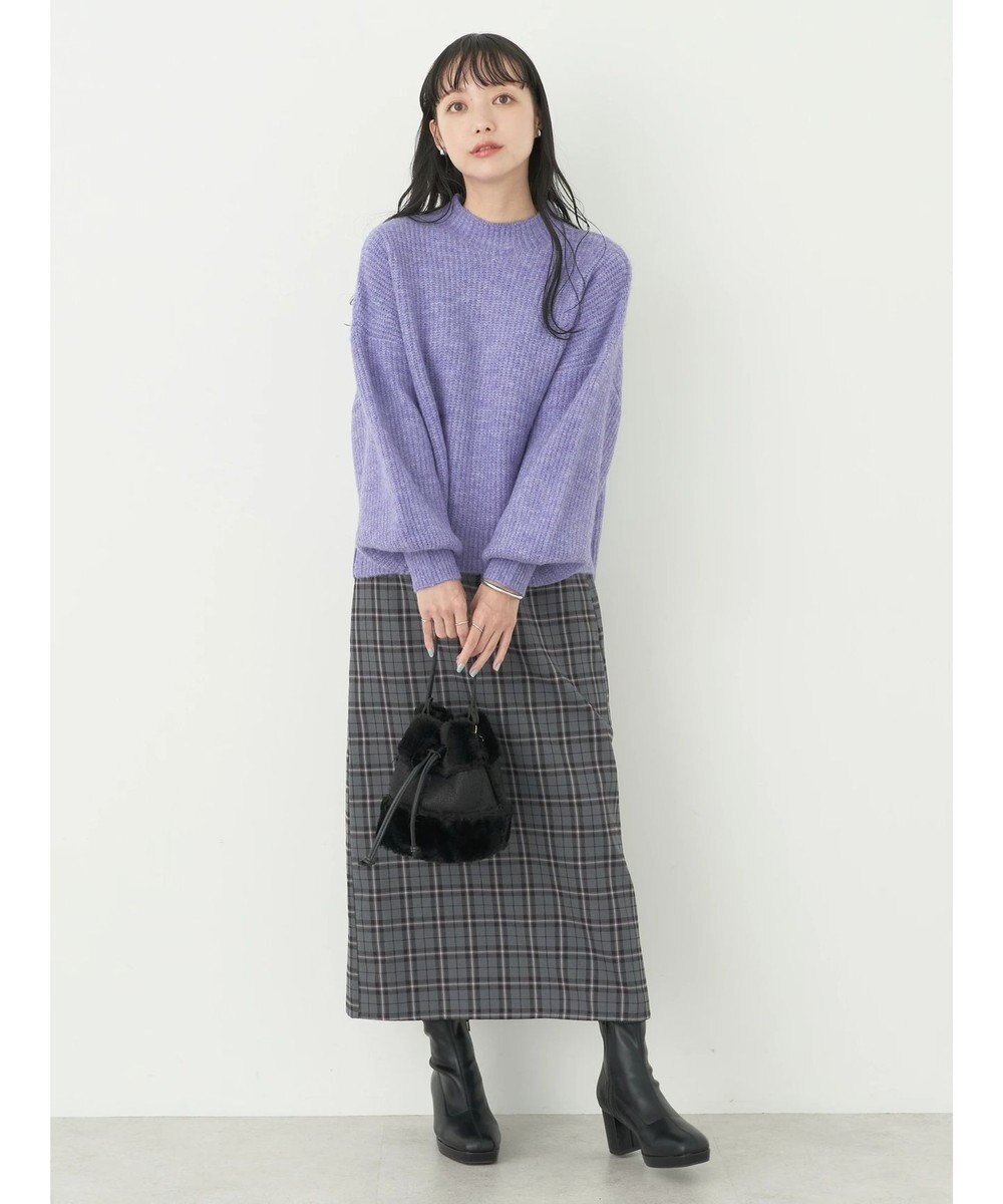 earth music&ecology ＦＬＵＦＦＹハイネックプルオーバー 