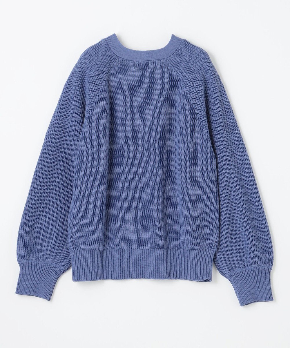 ANY 【洗濯機可/UVカット/アンチピリング】コットンＶネックカーディガン 