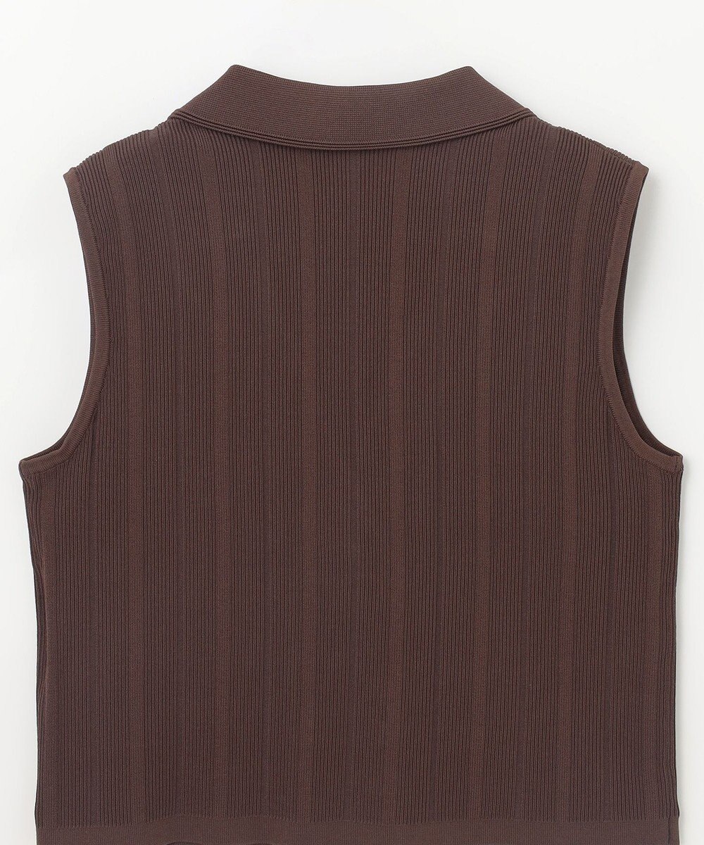 GRACE CONTINENTAL ダブルフロントニットジレ 