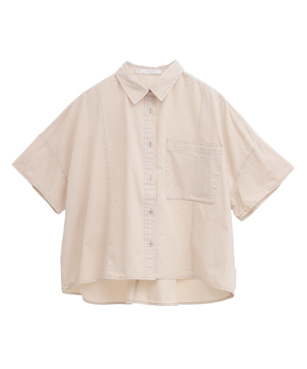 Green Parks ライトデニム５分袖シャツ 